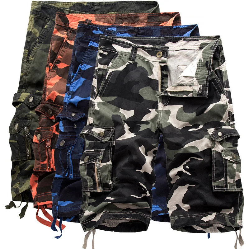 New Arrival Camouflage Cargo Shorts For Man Male Trousers Solid Multi-pocket Short Pants Sweatpants Men Pants Hip Hop Harem
New Arrival Camouflage Cargo Shorts For Man Male Trousers Solid Multi-pocket Short Pants Sweatpants Men Pants Hip Hop Harem