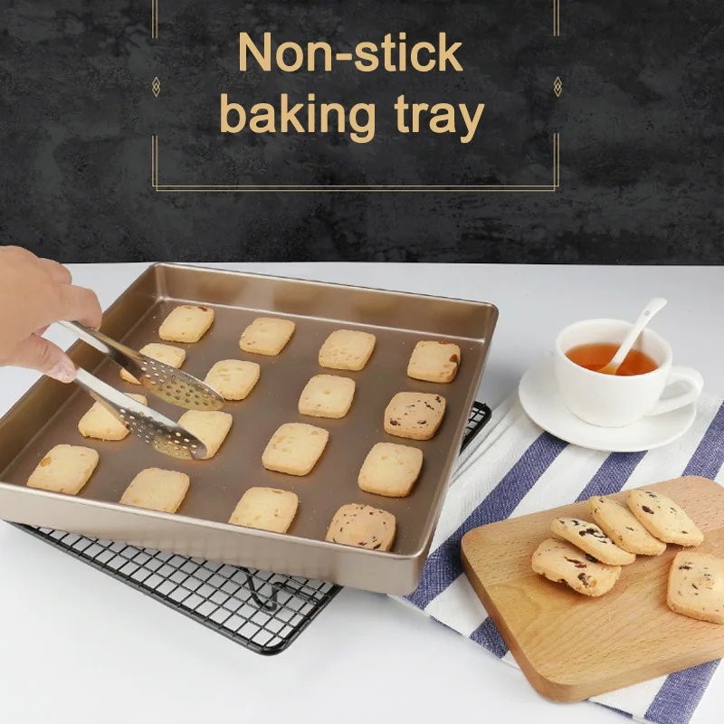 1 Pcs Non-stick Square Baking Tray Pan 11 Inch Cake Bread Oven Pizza Biscuit Kitchen Tool Baking Dishes & Pans
1 Pcs Non-stick Square Baking Tray Pan 11 Inch Cake Bread Oven Pizza Biscuit Kitchen Tool Baking Dishes & Pans