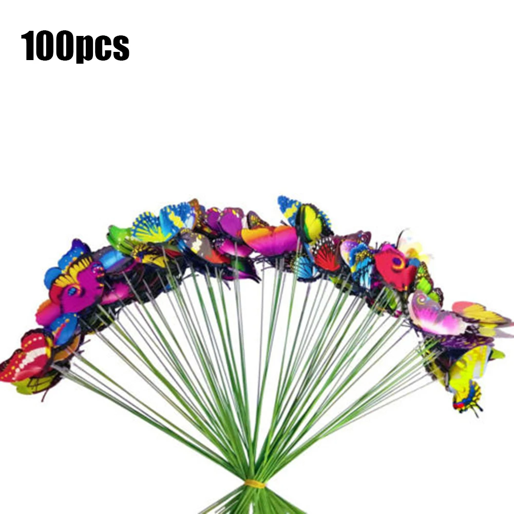 100pcs Ornament Pot Decor Outdoor Yard Lawn Party Home DIY Fairy Garden Decorat Colorful Whimsical Butterfly Stakes Decoracion
100pcs Ornament Pot Decor Outdoor Yard Lawn Party Home DIY Fairy Garden Decorat Colorful Whimsical Butterfly Stakes Decoracion