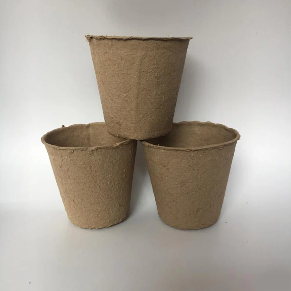 20 PC Round Planter Starter Tray Potted Plants Paper Pots Serving Tray Round Peat Pot Grower Launcher
20 PC Round Planter Starter Tray Potted Plants Paper Pots Serving Tray Round Peat Pot Grower Launcher