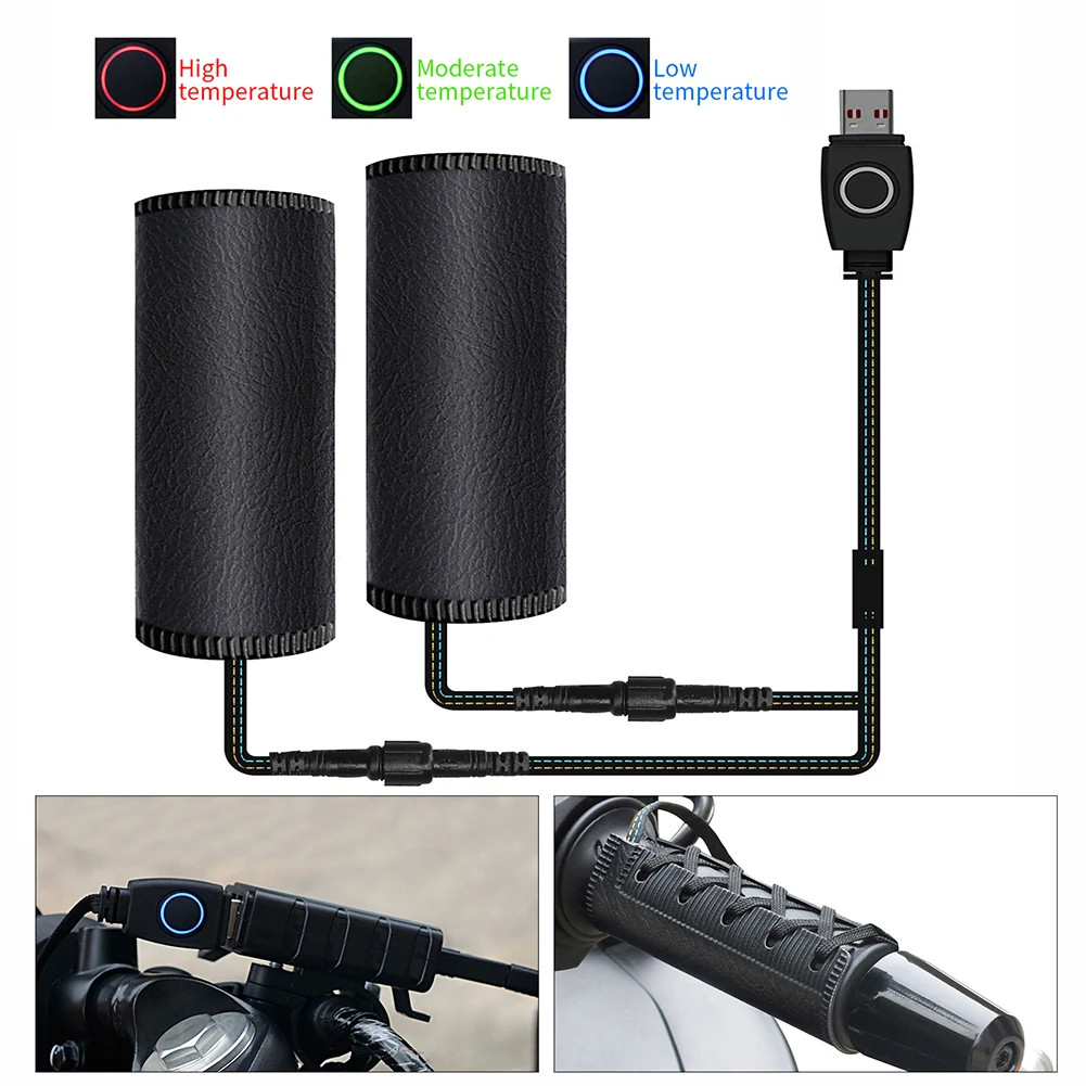 5V 3-Gear Motorcycle Heated Hand Grips Waterproof Thermal ATV Handlebar Heater Warmer Kit Motorcycle Accessories
5V 3-Gear Motorcycle Heated Hand Grips Waterproof Thermal ATV Handlebar Heater Warmer Kit Motorcycle Accessories