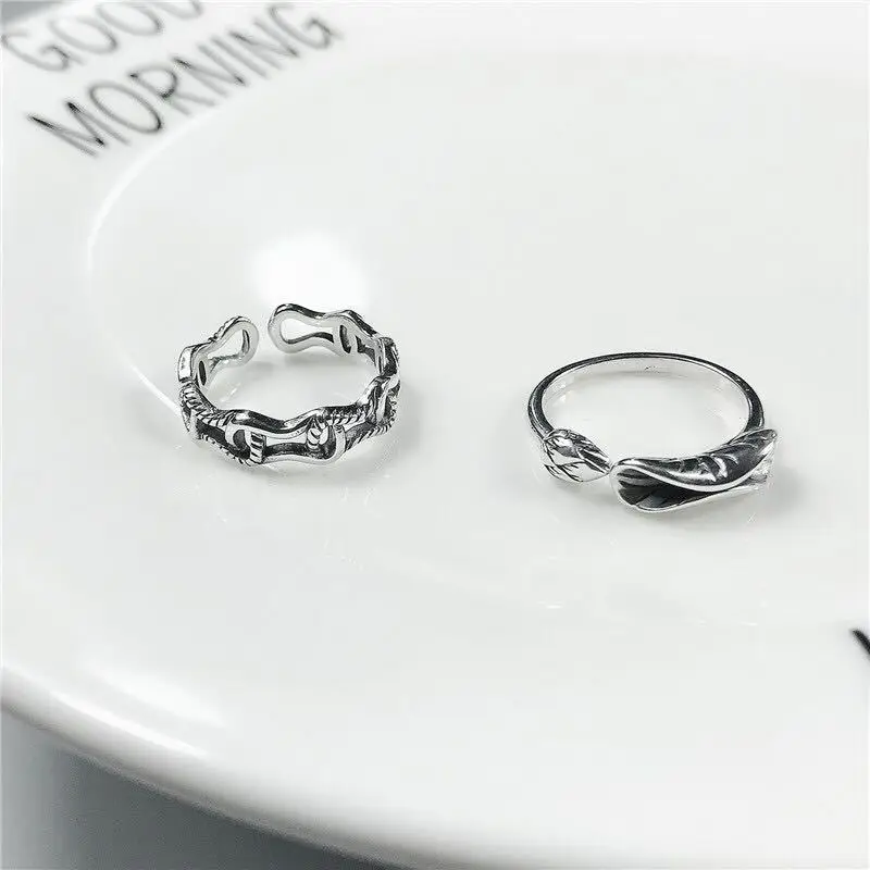 FMILY Minimalist Lotus Leaf Bud Ring 925 Sterling Silver Fashion All-match Creative Hip-hop Punk Jewelry for Girlfriend Gift
FMILY Minimalist Lotus Leaf Bud Ring 925 Sterling Silver Fashion All-match Creative Hip-hop Punk Jewelry for Girlfriend Gift