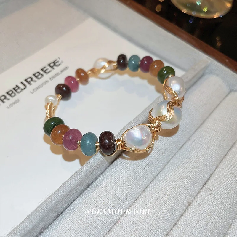 Agate Freshwater Pearl Open Bracelet French Light Luxury High Sense Fashion Jewelry Wholesale Women
Agate Freshwater Pearl Open Bracelet French Light Luxury High Sense Fashion Jewelry Wholesale Women