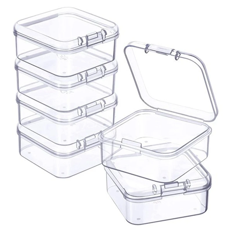 10 Pieces Mini Plastic Clear Storage Box For Collecting Small Items, Beads, Jewelry, Business Cards
10 Pieces Mini Plastic Clear Storage Box For Collecting Small Items, Beads, Jewelry, Business Cards