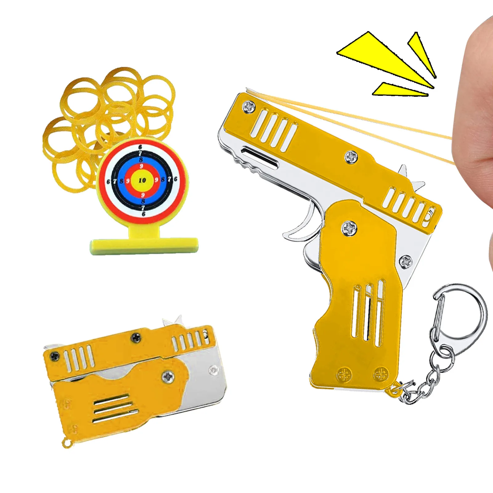 Fitness Ball Mini Model Toys Rubber Springs Full Metal Mini Folding Rubber Band Toy Outdoor Sports Keychain Toy
Fitness Ball Mini Model Toys Rubber Springs Full Metal Mini Folding Rubber Band Toy Outdoor Sports Keychain Toy