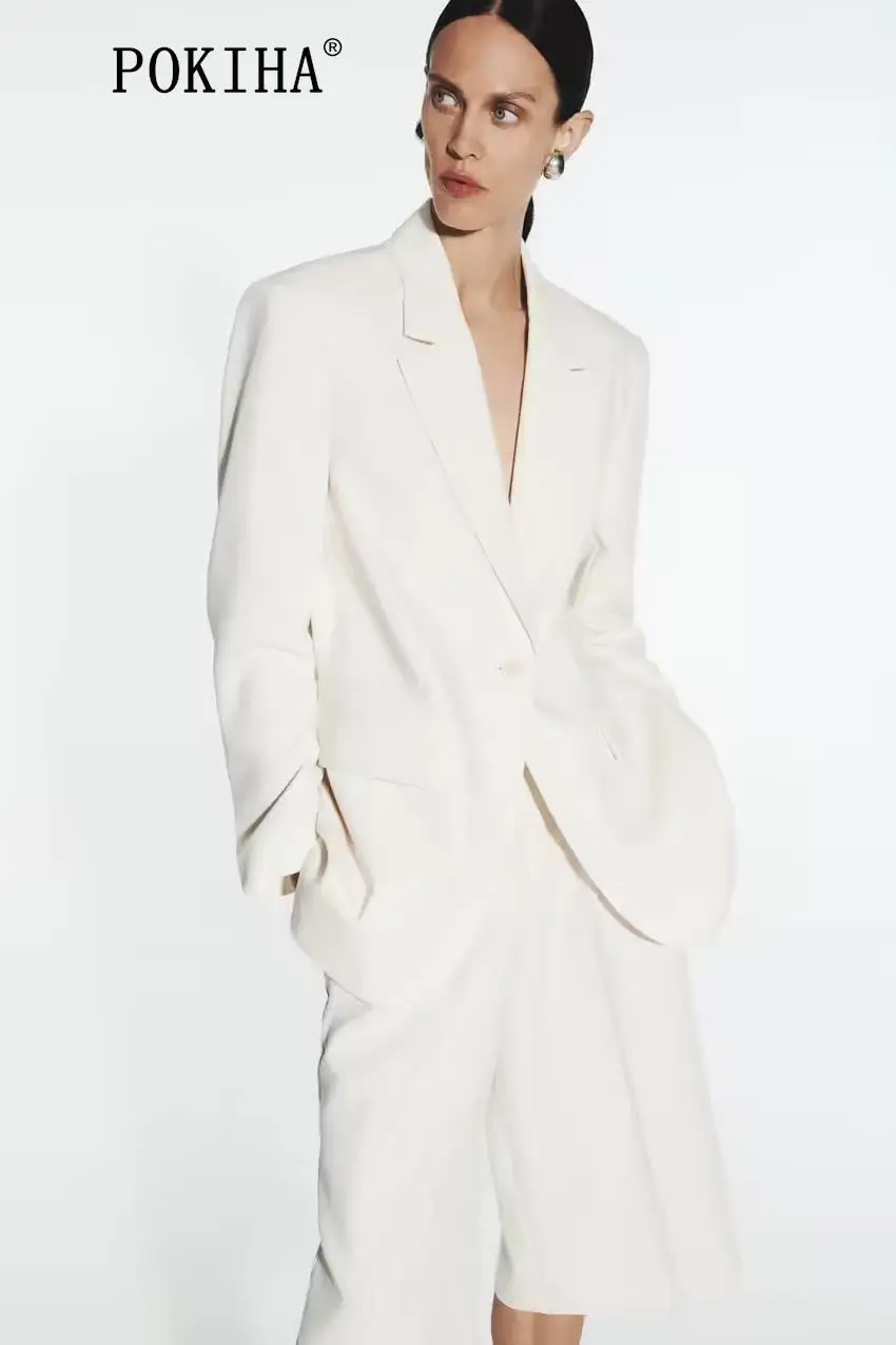 Pokiha Fashion Women Elegant Double Breasted Flap Pockets Blazer Coat And Casual Pleated Shorts Female Chic 2 Piece Sets Mujer
Pokiha Fashion Women Elegant Double Breasted Flap Pockets Blazer Coat And Casual Pleated Shorts Female Chic 2 Piece Sets Mujer