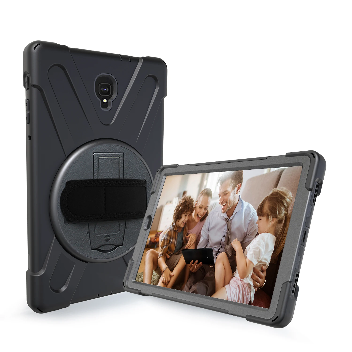 Бронированный противоударный силиконовый чехол-подставка из поликарбоната для Samsung Tab A 10,5 2018 T590 T595
Бронированный противоударный силиконовый чехол-подставка из поликарбоната для Samsung Tab A 10,5 2018 T590 T595