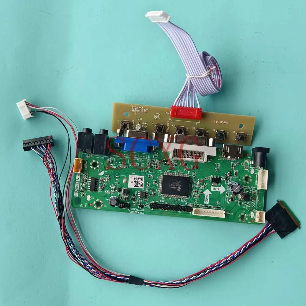 Контроллер для ЖК-дисплея, драйвер для модели 60 Гц, 40 контактов, LVDS, DVI, VGA, HDMI, совместима с ноутбуками 1366*768, панель 15,6 дюйма
Контроллер для ЖК-дисплея, драйвер для модели 60 Гц, 40 контактов, LVDS, DVI, VGA, HDMI, совместима с ноутбуками 1366*768, панель 15,6 дюйма