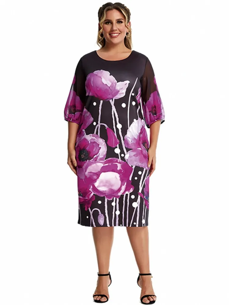 L-4XL African Dresses For Women Summer 2022 African Women 3/4 Sleeve Polyester O-Neck African PrintMid-calf Length Dresses
L-4XL African Dresses For Women Summer 2022 African Women 3/4 Sleeve Polyester O-Neck African PrintMid-calf Length Dresses