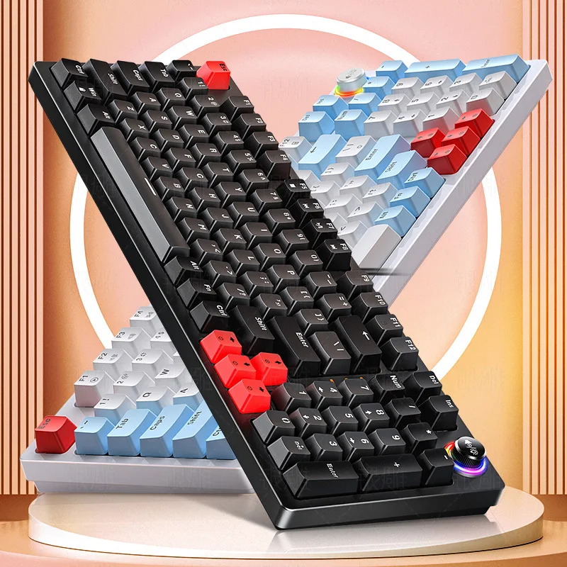 96 Keys Ergonomic Mechanical Keyboard Game Keypad RGB Backlight Wired PC Gaming Keyboard Black/Blue Switch for PC Desktop Laptop
96 Keys Ergonomic Mechanical Keyboard Game Keypad RGB Backlight Wired PC Gaming Keyboard Black/Blue Switch for PC Desktop Laptop