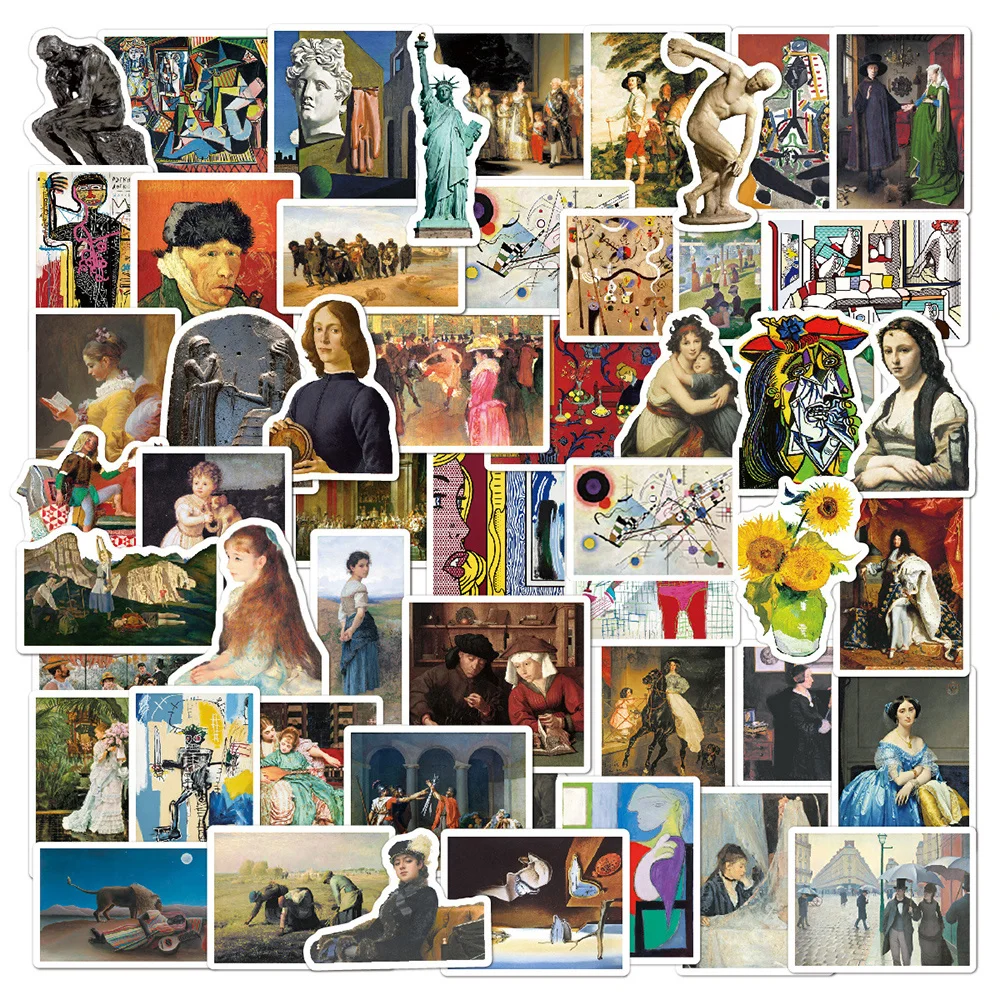 10/30/52PCS World Artist Work Painting David Aesthetic Stickers Decal Motorcycle Laptop Phone Skateboard Art Graffiti Sticker
10/30/52PCS World Artist Work Painting David Aesthetic Stickers Decal Motorcycle Laptop Phone Skateboard Art Graffiti Sticker