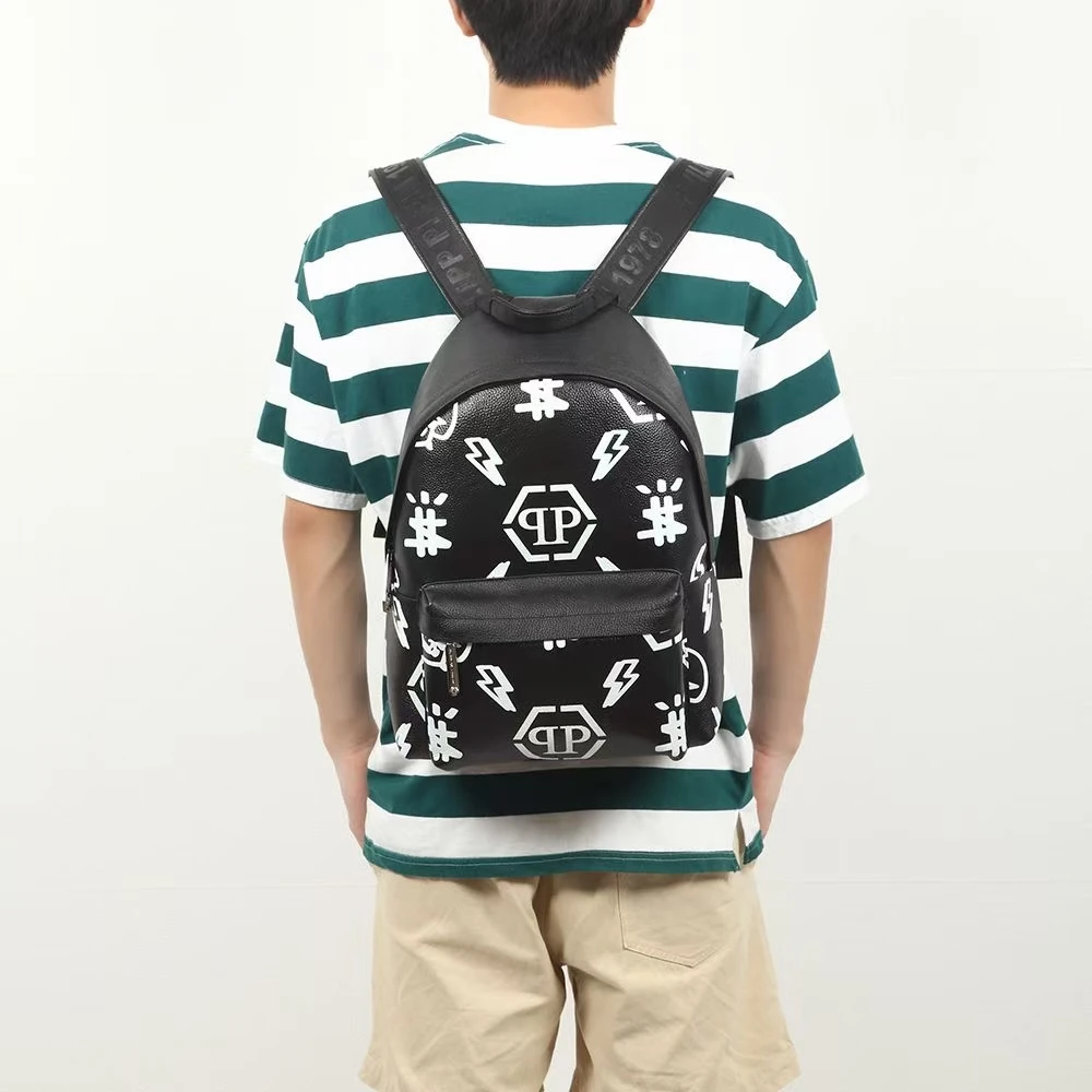 New Luxury High Quality 1:1 QP-PHILIPPs Backpack Exquisite Printing Pattern Lychee Pattern Cowhide Exquisite Printing PLEINs Bag
New Luxury High Quality 1:1 QP-PHILIPPs Backpack Exquisite Printing Pattern Lychee Pattern Cowhide Exquisite Printing PLEINs Bag