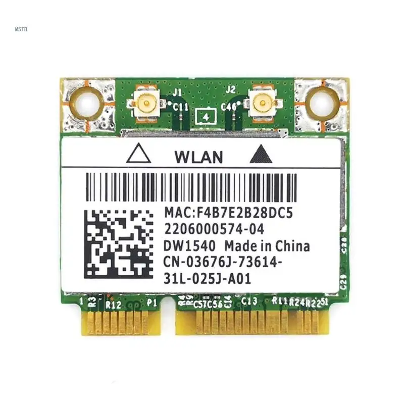 Двухдиапазонная Беспроводная мини-карта PCIE 2,4 + 5G 300M BCM943228 DW1540 Wifi
Двухдиапазонная Беспроводная мини-карта PCIE 2,4 + 5G 300M BCM943228 DW1540 Wifi