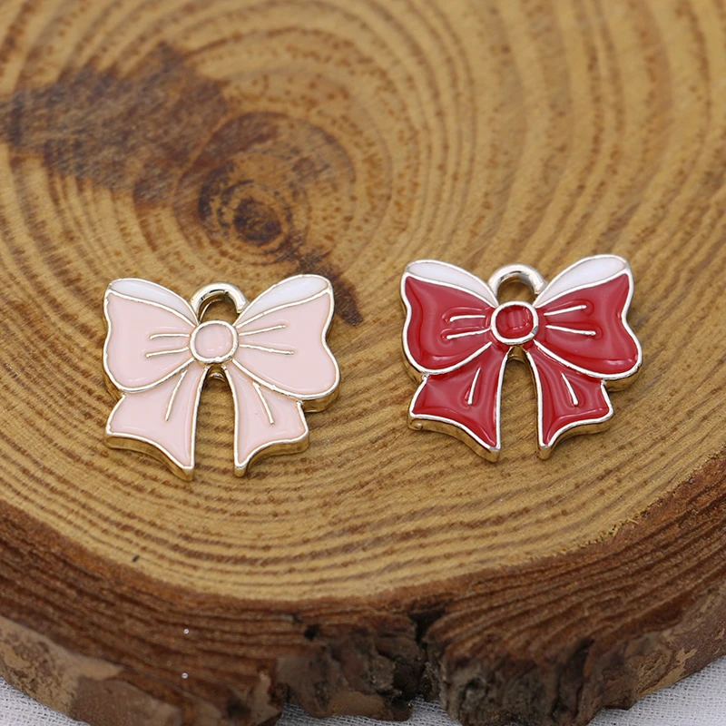 5PCS Enamel Christmas Bow Charm Pendant Jewelry Making Bracelet Necklace DIY Earrings Accessories Craft
5PCS Enamel Christmas Bow Charm Pendant Jewelry Making Bracelet Necklace DIY Earrings Accessories Craft