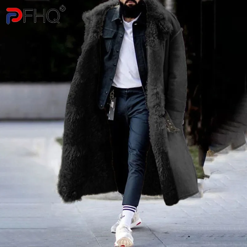 PFHQ 2022 Winter Men's Trendy Faux Fur Shearling Coat Fashion Casual Long Windbreaker Luxury Imitation Hair Warm Clothes 21Q4483
PFHQ 2022 Winter Men's Trendy Faux Fur Shearling Coat Fashion Casual Long Windbreaker Luxury Imitation Hair Warm Clothes 21Q4483