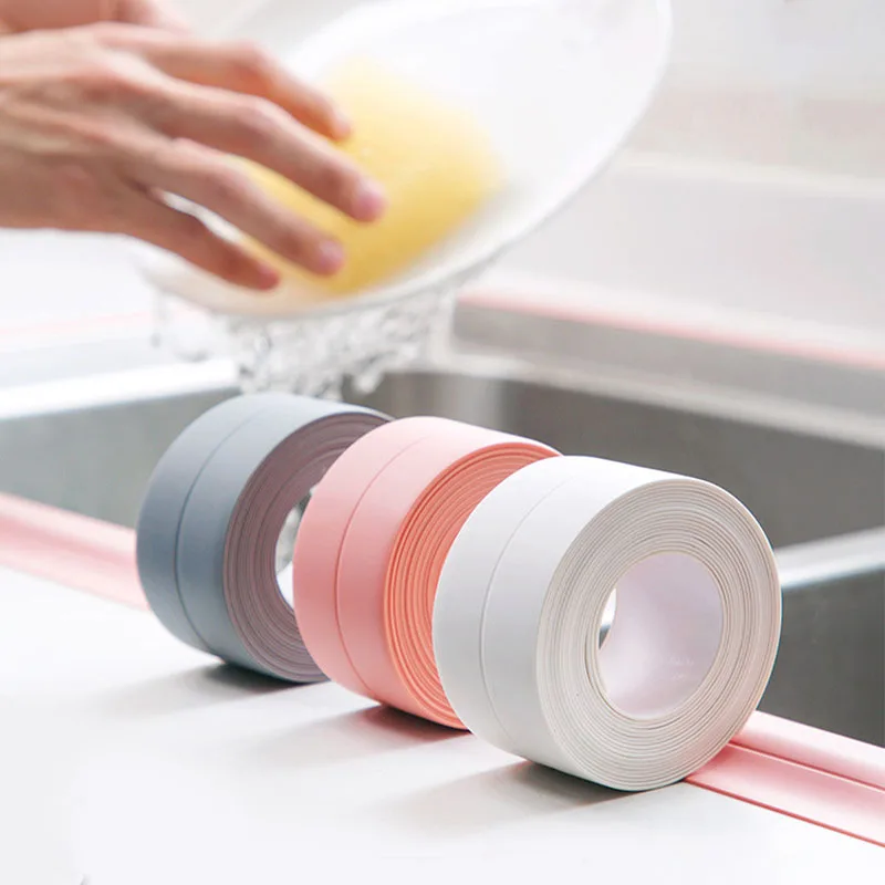 Bathroom Shower Sink Bath Sealing Strip Tape White PVC Self adhesive Waterproof Wall Sticker for Bathroom Kitchen toilets
Bathroom Shower Sink Bath Sealing Strip Tape White PVC Self adhesive Waterproof Wall Sticker for Bathroom Kitchen toilets