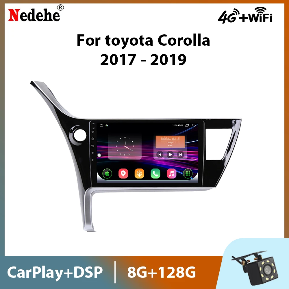Автомагнитола 8 ГБ + 128 ГБ, Android 11, для Toyota Corolla Altis 2017 2018 2019, мультимедийный плеер 2 Din, автомагнитола, стерео, GPS, Carplay, DSP
Автомагнитола 8 ГБ + 128 ГБ, Android 11, для Toyota Corolla Altis 2017 2018 2019, мультимедийный плеер 2 Din, автомагнитола, стерео, GPS, Carplay, DSP