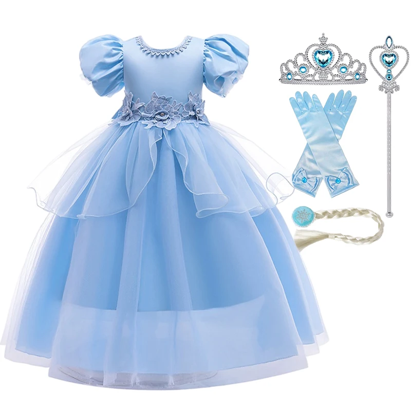 Girls Dress Kids Clothes Puff Sleeves Dress Baby Kids Princess Dress Girls Party Cosplay Costume Girls Dress Accessories Suit
Girls Dress Kids Clothes Puff Sleeves Dress Baby Kids Princess Dress Girls Party Cosplay Costume Girls Dress Accessories Suit