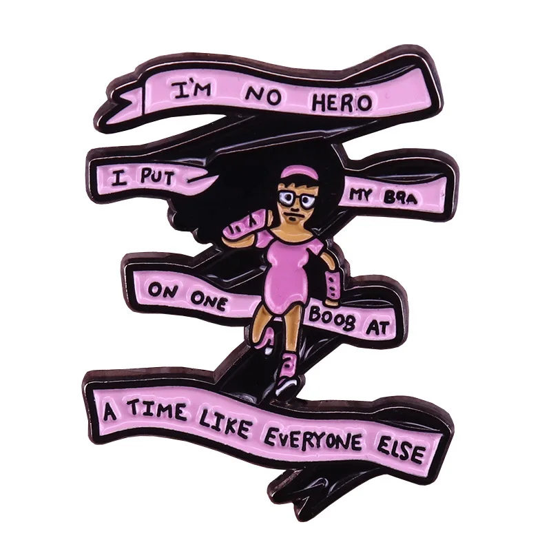I'm Not a Hero Enamel Pin Wrap Clothes Lapel Brooch Fine Badge Fashion Jewelry Friend Gift
I'm Not a Hero Enamel Pin Wrap Clothes Lapel Brooch Fine Badge Fashion Jewelry Friend Gift