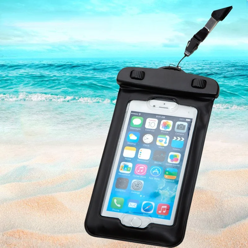 Waterproof Phone Pouch Drift Diving Swimming Bag Underwater Dry Bag Case Cover for Water Sports Beach Pool Skiing 5-5.8 Inch
Waterproof Phone Pouch Drift Diving Swimming Bag Underwater Dry Bag Case Cover for Water Sports Beach Pool Skiing 5-5.8 Inch