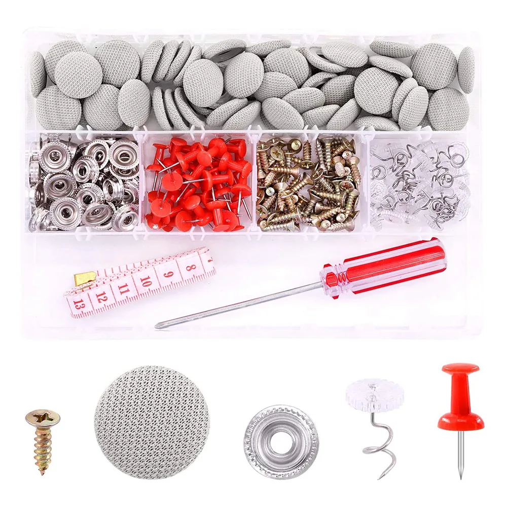 272Pcs Car Roof Repair Rivet Kit Car Roof Buckle Retainer with Torsion Pin and Installation Tool Kit Gray
272Pcs Car Roof Repair Rivet Kit Car Roof Buckle Retainer with Torsion Pin and Installation Tool Kit Gray