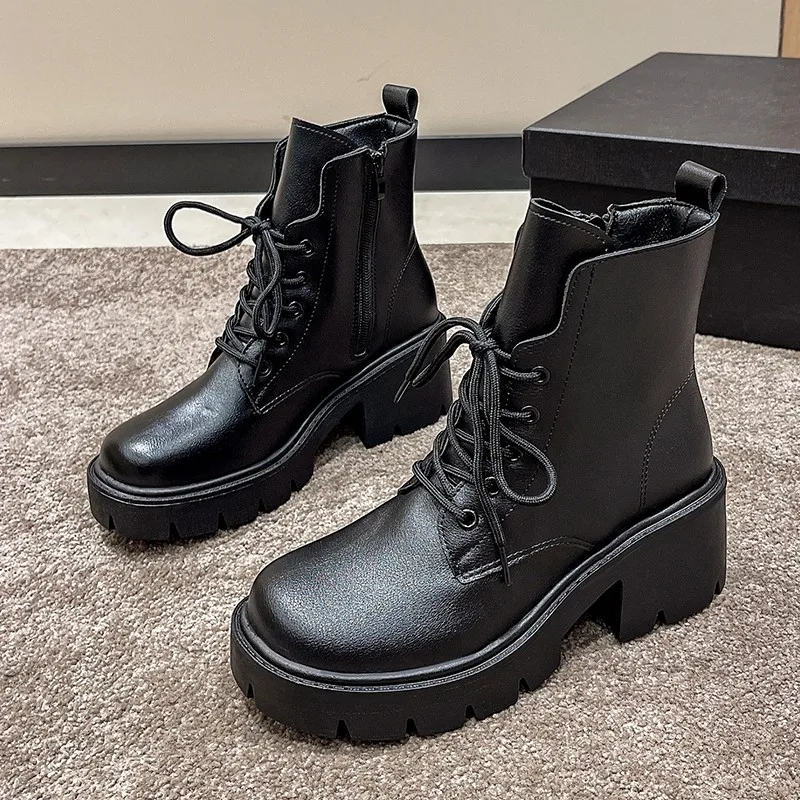 Женские Кожаные Мотоциклетные ботильоны 2023, модная обувь для верховой езды на шнуровке, повседневная обувь, женские ботинки челси Ytmtloy, женс... 
Женские Кожаные Мотоциклетные ботильоны 2023, модная обувь для верховой езды на шнуровке, повседневная обувь, женские ботинки челси Ytmtloy, женс...