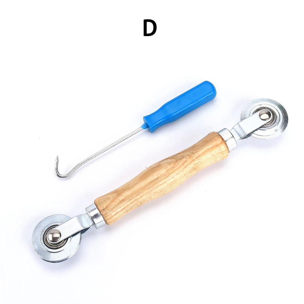 1Pc Wooden Handle And Steel Wheels Rolling Tool For Double Window Installation Hand Spline Roller Household Durable Screen Door
1Pc Wooden Handle And Steel Wheels Rolling Tool For Double Window Installation Hand Spline Roller Household Durable Screen Door