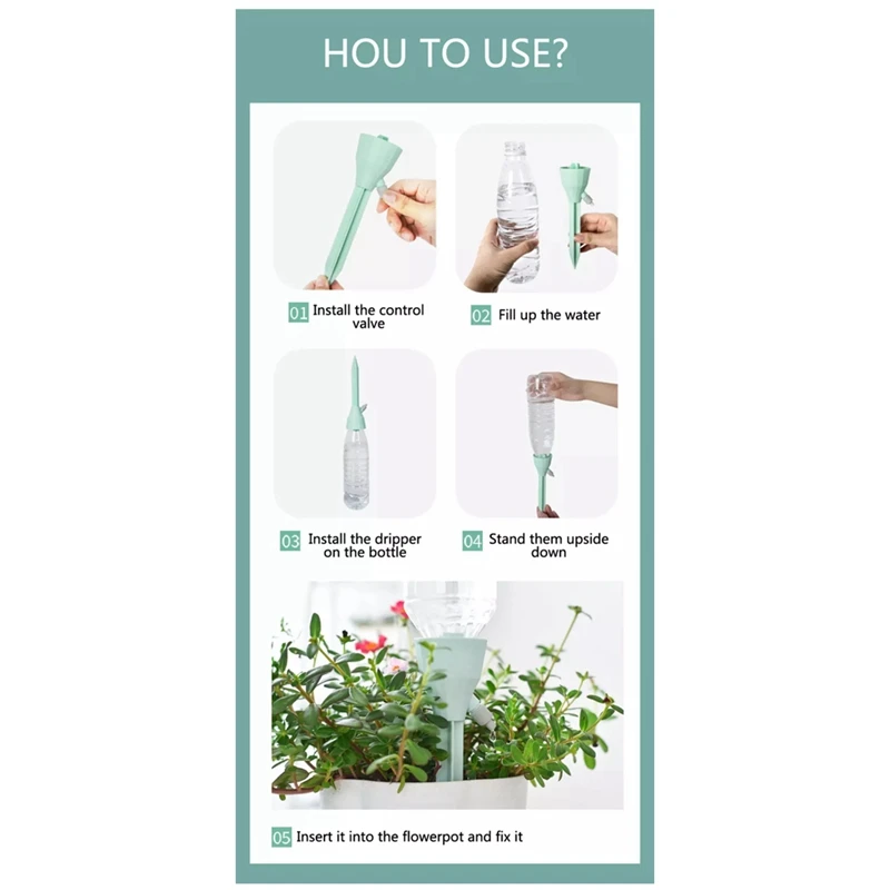 12Pcs Auto Drip Irrigation Equipment Adjustable Automatic Watering Nail With Slow Release Control Valve For Garden
12Pcs Auto Drip Irrigation Equipment Adjustable Automatic Watering Nail With Slow Release Control Valve For Garden
