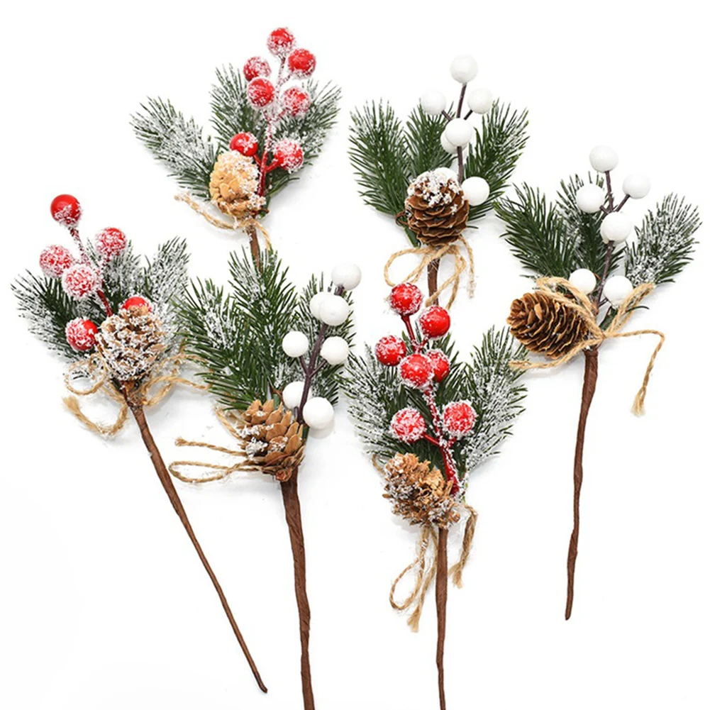 5/10Pcs Christmas Red Berry Articifial Flower Holly Pine Cone Branch Christmas Tree Decor Ornament Gift Home DIY Wreath Supply
5/10Pcs Christmas Red Berry Articifial Flower Holly Pine Cone Branch Christmas Tree Decor Ornament Gift Home DIY Wreath Supply