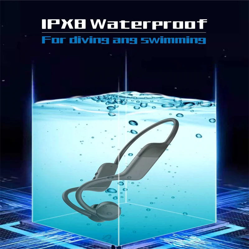 Bone Conduction Headphones Not In-ear Sports Earphone IPX8 Waterproof Wireless Headset Hands-free For Running With 32G Memory
Bone Conduction Headphones Not In-ear Sports Earphone IPX8 Waterproof Wireless Headset Hands-free For Running With 32G Memory