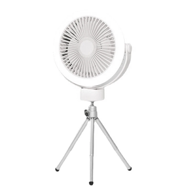 Portable 3-Speed Tripod Stand Fan 360° Rotatable Ceiling Fan 2400mah USB Fan Night Light Hanging Fan for Beach Camping
Portable 3-Speed Tripod Stand Fan 360° Rotatable Ceiling Fan 2400mah USB Fan Night Light Hanging Fan for Beach Camping