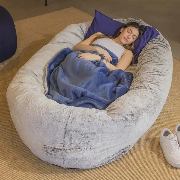 New Style Plus Size Donut Dog Bed Faux Fur Machine Washable Foam Bean Bag Large Lazy Sofa Living Room Sofas Giant Plush Nest
New Style Plus Size Donut Dog Bed Faux Fur Machine Washable Foam Bean Bag Large Lazy Sofa Living Room Sofas Giant Plush Nest