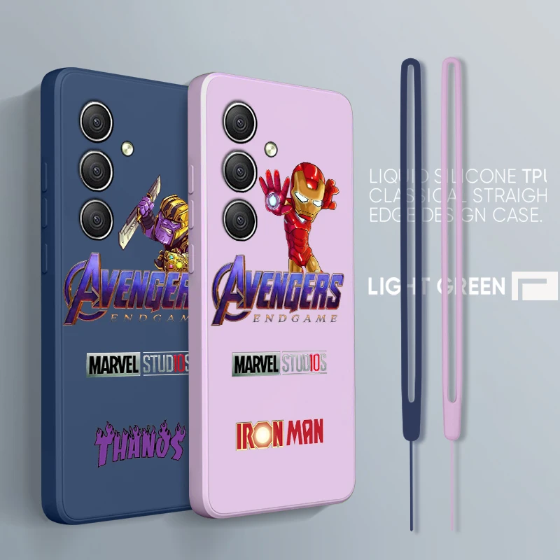 Marvel Iron Man Thanos For Samsung A34 A14 A52S A54 A23 A13 A73 A03Core A22 4G 5G Liquid Rope Silicone Phone Case
Marvel Iron Man Thanos For Samsung A34 A14 A52S A54 A23 A13 A73 A03Core A22 4G 5G Liquid Rope Silicone Phone Case