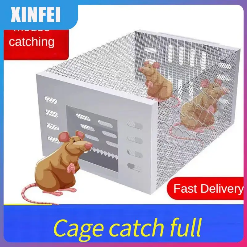 Rat-catching Artifact Mouse Trap Non-toxic Harmless Rat Trap Cage Metal Reusable Automatic Rat Snake Trap Cage Pest Control Safe
Rat-catching Artifact Mouse Trap Non-toxic Harmless Rat Trap Cage Metal Reusable Automatic Rat Snake Trap Cage Pest Control Safe