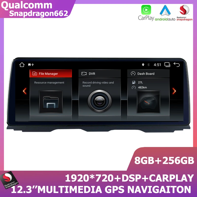 12.3''Car GPS Android 11 Navigation For BMW 5 Series F10 F11 2011-2017 Stereo Multimedia CIC NBT 1920*720 Carplay Qualcomm662
12.3''Car GPS Android 11 Navigation For BMW 5 Series F10 F11 2011-2017 Stereo Multimedia CIC NBT 1920*720 Carplay Qualcomm662