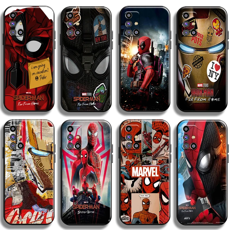 Marvel Spiderman Iron Man Phone Case For Samsung Galaxy M31 M31S Coque Shell Back Liquid Silicon Carcasa Cases Soft Shockproof
Marvel Spiderman Iron Man Phone Case For Samsung Galaxy M31 M31S Coque Shell Back Liquid Silicon Carcasa Cases Soft Shockproof