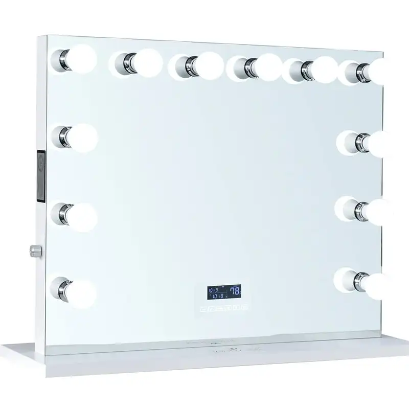 Free Shipping Hollywood Vanity Mirror with Bluetooth Speakers 12-LED Bulbs 32"W x 27"H
Free Shipping Hollywood Vanity Mirror with Bluetooth Speakers 12-LED Bulbs 32"W x 27"H