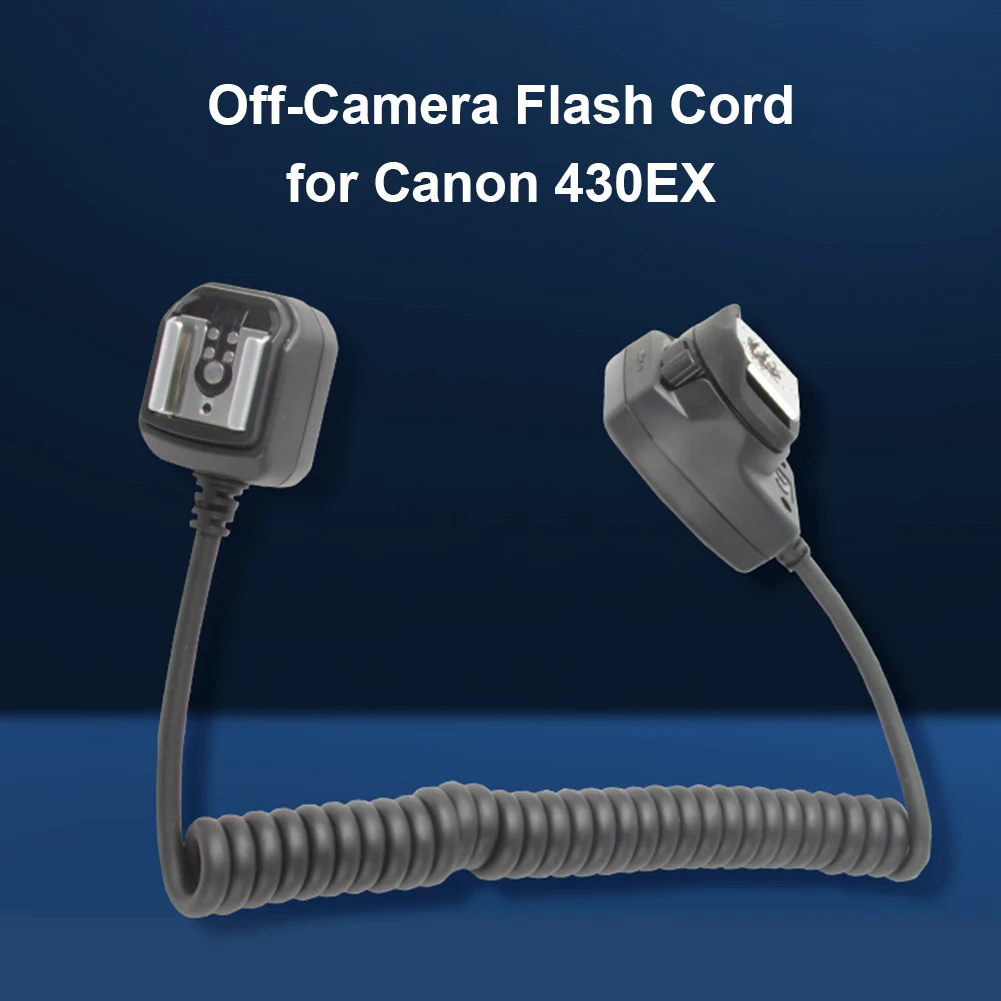 Off-Camera Flash Sync Extension Cord 1.2m Camera Extension Cable for Canon 580EX
Off-Camera Flash Sync Extension Cord 1.2m Camera Extension Cable for Canon 580EX
