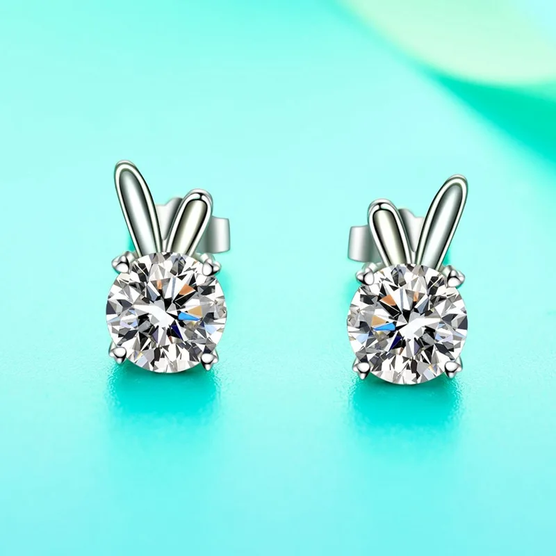 100% Moissanite Stud Earrings 1CT Platinum Plated Sterling Silver VVS Lab Diamond Snowflake Ear Studs For Women Fine Jewelry
100% Moissanite Stud Earrings 1CT Platinum Plated Sterling Silver VVS Lab Diamond Snowflake Ear Studs For Women Fine Jewelry