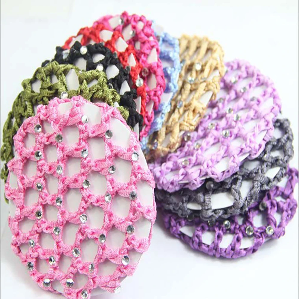 Diamond Elastic Crochet Hair Snood Net Mesh Hair Bun Cover DIY Headwear for Stage Dance Performance Hair Styling Accessories
Diamond Elastic Crochet Hair Snood Net Mesh Hair Bun Cover DIY Headwear for Stage Dance Performance Hair Styling Accessories