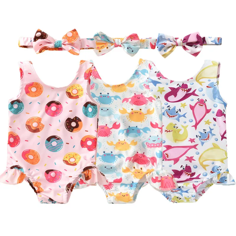 0-2T Toddler Girls Swimsuit For Baby Print Swimwear Baby Backless Swimsuits Newborn Baby Headwear One-pieces Bathing Suit 2PCS
0-2T Toddler Girls Swimsuit For Baby Print Swimwear Baby Backless Swimsuits Newborn Baby Headwear One-pieces Bathing Suit 2PCS