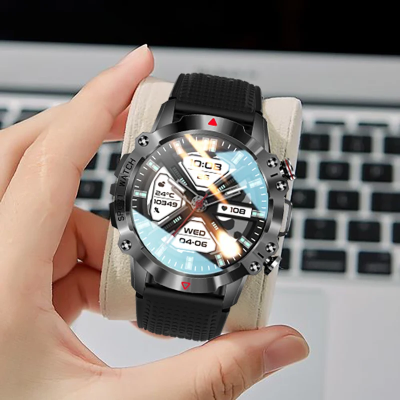 SACOSDING New Military Smart Watches Men Outdoor Sports Watches Rugged Waterproof Bluetooth Call Smartwatch Men Fitness Tracker
SACOSDING New Military Smart Watches Men Outdoor Sports Watches Rugged Waterproof Bluetooth Call Smartwatch Men Fitness Tracker