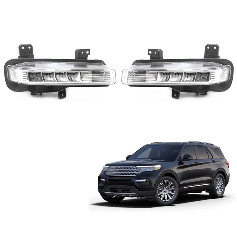 Car Front LED DRL Fog Light For Ford Explorer 2020 2021 2022 Auto Driving Lamp Daytime Running Light Bumper Lamp
Car Front LED DRL Fog Light For Ford Explorer 2020 2021 2022 Auto Driving Lamp Daytime Running Light Bumper Lamp