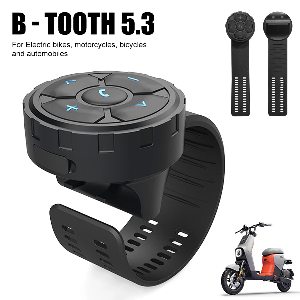 Wireless Car Steering Wheel Control Button Bluetooth Remote Control for Android iPhone Multimedia Player for Bicycle Motorcycle
Wireless Car Steering Wheel Control Button Bluetooth Remote Control for Android iPhone Multimedia Player for Bicycle Motorcycle