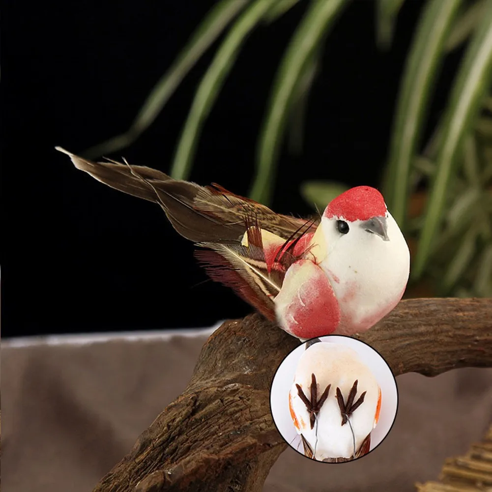 6Pcs Simulation Bird Foam Fake Feather Bird Artificial Pearl Birds Models Accessories Garden Decoration Statues Lawn Ornaments
6Pcs Simulation Bird Foam Fake Feather Bird Artificial Pearl Birds Models Accessories Garden Decoration Statues Lawn Ornaments