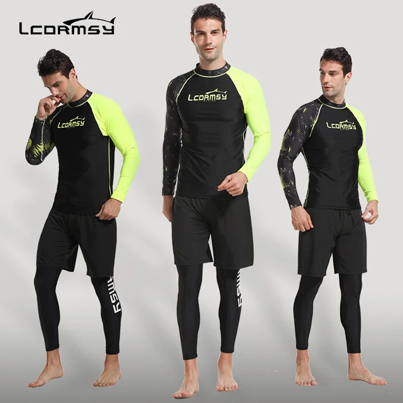 Lycra Men's Rashguard Swimming Suit Long Sleeve 2022 New Split Rash Guard Diving Suit Tight Qucik Dry Surfing Swimwear Pants
Lycra Men's Rashguard Swimming Suit Long Sleeve 2022 New Split Rash Guard Diving Suit Tight Qucik Dry Surfing Swimwear Pants