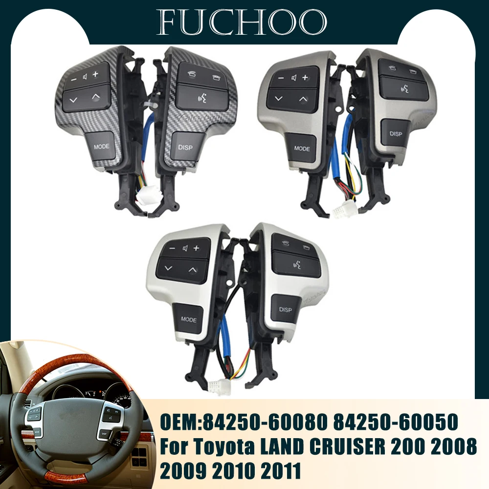 For Toyota LAND CRUISER 200 2008-2011 84250-60080 Car Accessories Steering Wheel Audio Control Switch/Button
For Toyota LAND CRUISER 200 2008-2011 84250-60080 Car Accessories Steering Wheel Audio Control Switch/Button