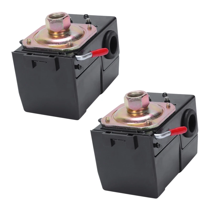 2Pcs Air Compressor Switch Universal Pressure Switch 95-125 Psi For Air Compressor Pump Control Valve
2Pcs Air Compressor Switch Universal Pressure Switch 95-125 Psi For Air Compressor Pump Control Valve