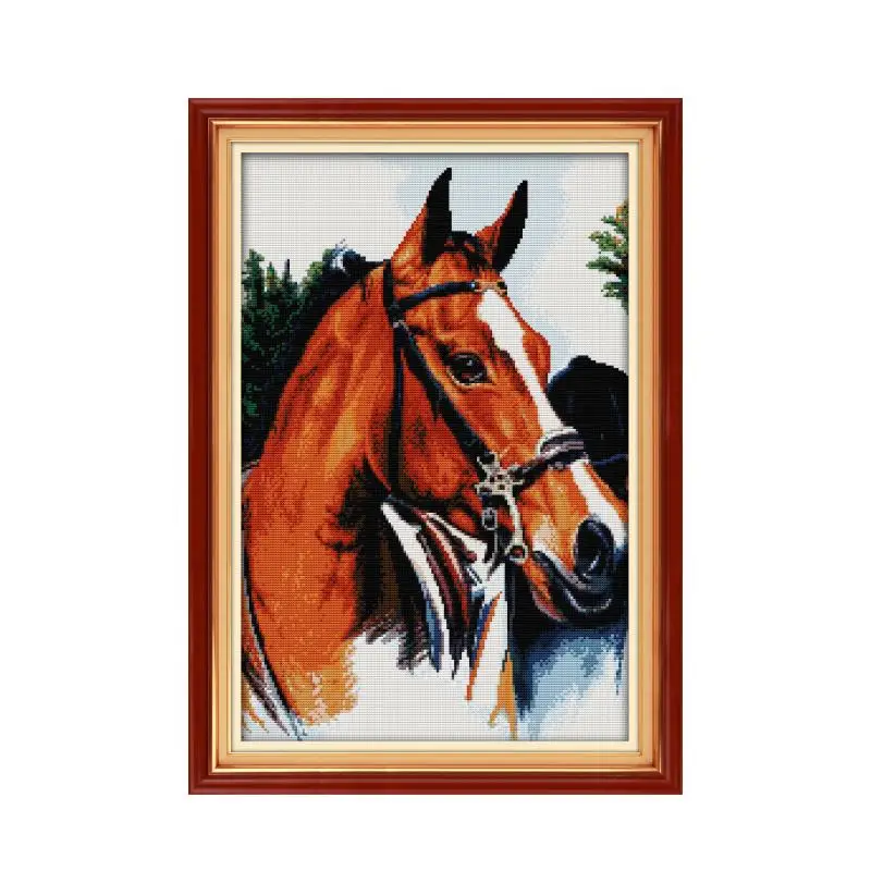 Joy Sunday Thoroughbred Horse Cross Stitch Aida 14CT 11CT Count Canvas Print Fabric Needle Thread Embroidery Kit Home Deco Gift
Joy Sunday Thoroughbred Horse Cross Stitch Aida 14CT 11CT Count Canvas Print Fabric Needle Thread Embroidery Kit Home Deco Gift