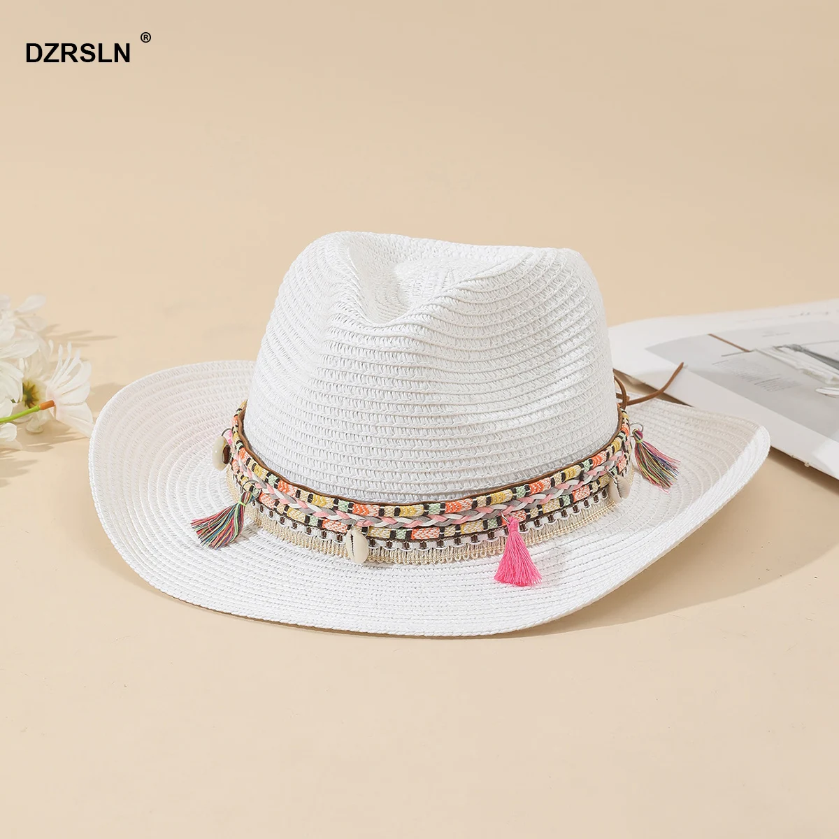 Bohemian Tassel Women Sun Hat Fashion Ins Cowboy Cowgirl Beach Hats Summer Straw Hat Ladies Popular Sun Hat Foldable
Bohemian Tassel Women Sun Hat Fashion Ins Cowboy Cowgirl Beach Hats Summer Straw Hat Ladies Popular Sun Hat Foldable